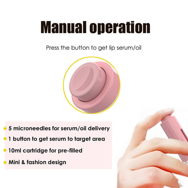 Lip Care Roller Portable Manual Lip Care Instrument